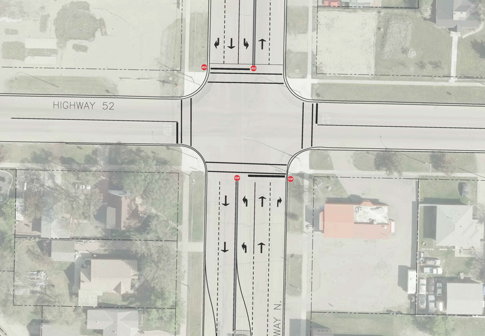 Hwy 52 & Broadway Intersection Realignment
